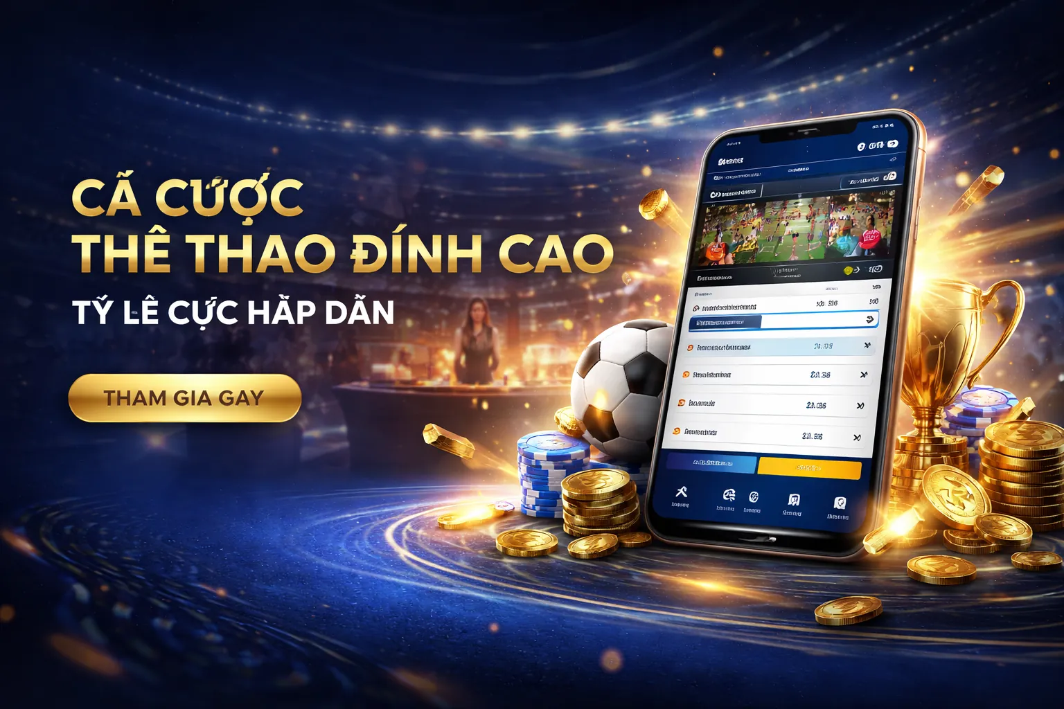 Sân vận động tràn ngập ánh đèn với hành động thể thao sôi động tại 678wim
